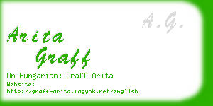 arita graff business card